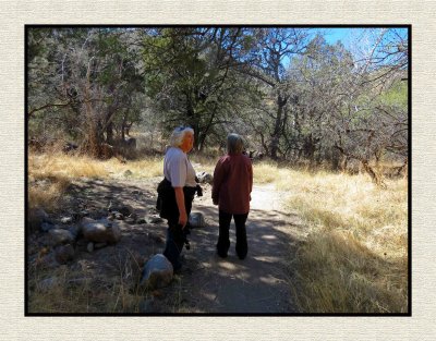 2022-02-08 2314 Kimberlee & Debi Birding at Madera Canyon