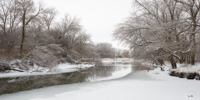 Snow and Ice along the Kish 