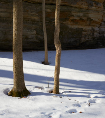 Snow Shadow and Sandstone 