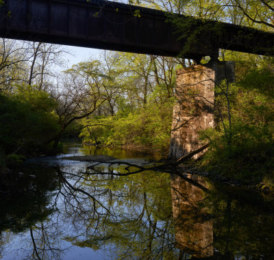 Box Girder Bridge and Indian Creek