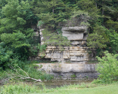 Rock Face in Apple River Canyon 