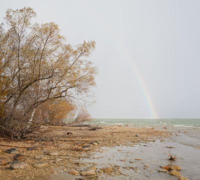 Rainbow off Old Mission Point 