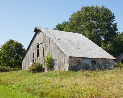 Barn with Hidden Silo 