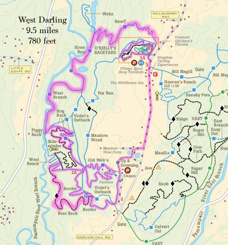 9.5 mile West Darling from Bike Shop