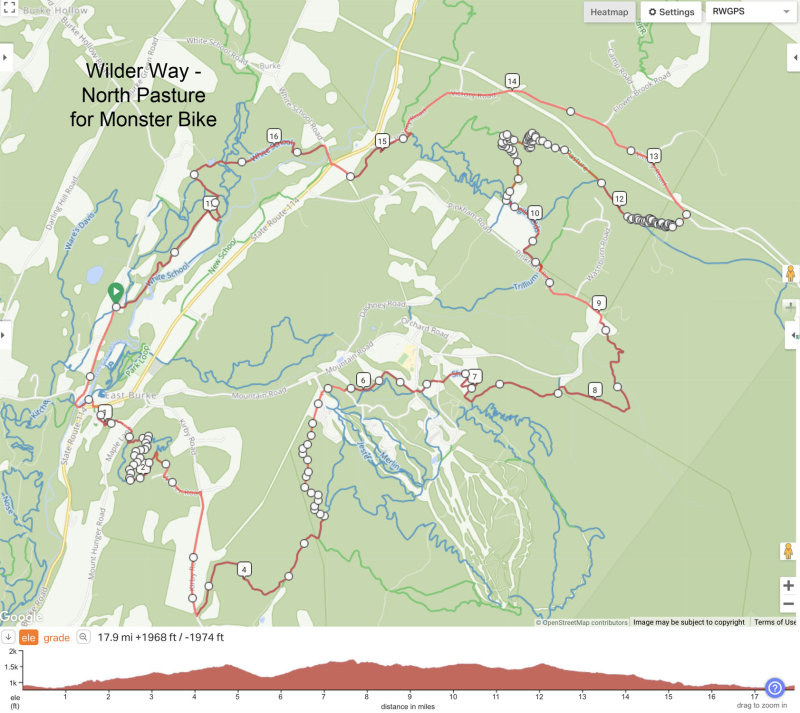 17.9 mi Wilder North Pasture for Monster