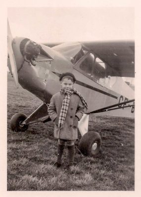 John Beside Airplane At Crumlin Airport In London Ontario ps.jpg
