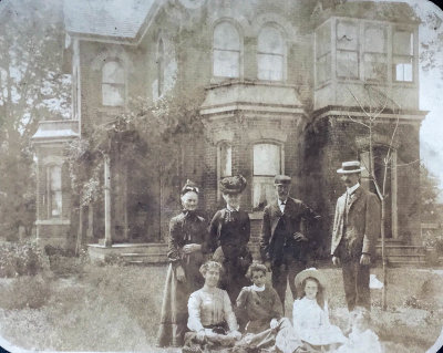 Grandpa Chas Wright's house Dundas St W Toronto - Louisa Bunce Wright,  MLR2020.jpg