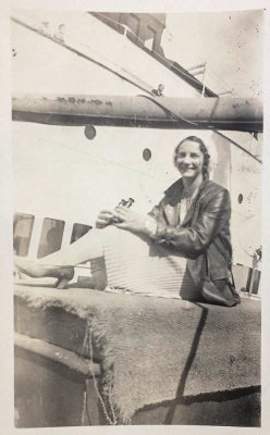 1931 myra on ship trip from montreal to new york MLR2020.jpg