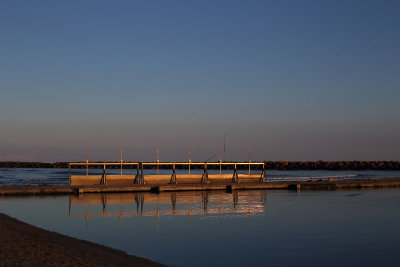 COUCHER DE SOLEIL SUR LA MER