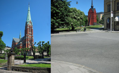 Johannes kyrka och klocktornet