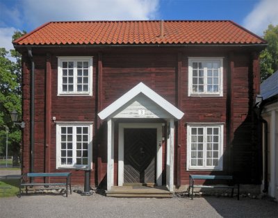 Sabbatsbergs kyrka

tidigare loftbod byggr c:a 1730

ombyggd till sakristia 1760 - 61


