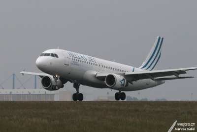 Airbus A320 Hellas Jet Operated by LatCharter