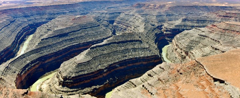 Gooseneck State Park, San Juan River, Mexcian Hat, Utah 2043a 