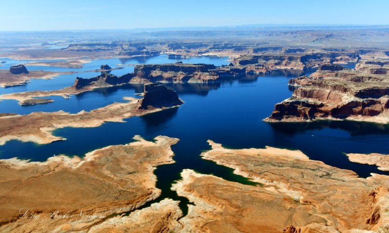 Lake Powell, Gregory Butte, Cummings Mesa, Rainbow Plateau, Gooseneck  Point, Last Chance Bay, Grand Bench, Colorado River 