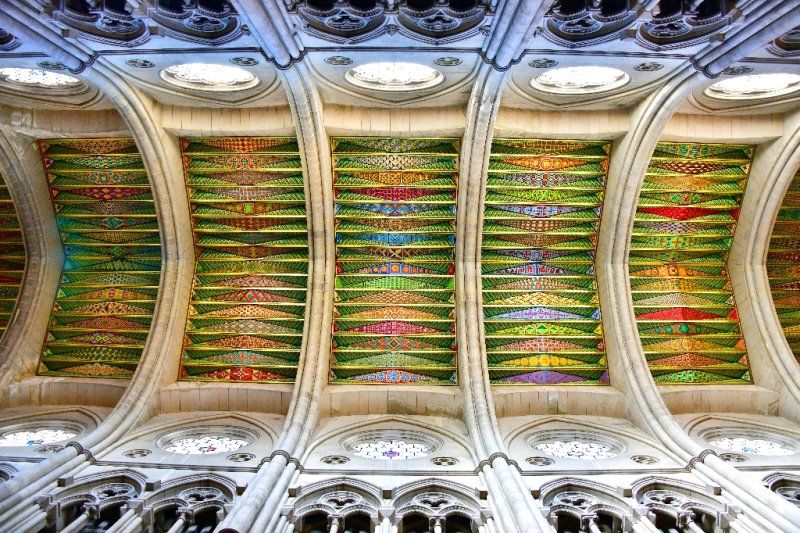 Catedral de Santa Mara la Real de la Almudena Ceiling, Madrid, Spain 266 