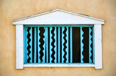 Window on building in Old Town Albuquerque, New Mexico 308 