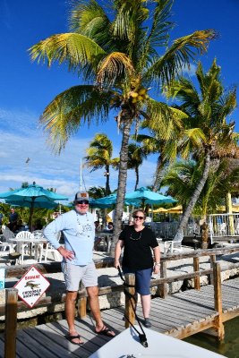 Allen and friend at Lorelei Restaurant & Cabana Bar, Islamorada, Florida Keys, Florida 851 