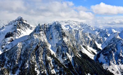 Gothic Peak, Del Campo Peak, Wilman Peak and Columbia Peak, Cascade Mountains, Washington 071