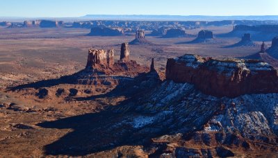 King-On-His-Throne, Stagecoach, Bear and Rabbitt, Castle Rock, Big Indian, The Mittens, Artist Point, Monument Valley 962 