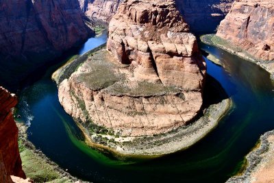 Horseshoe Bend, Colorado River, Glen Canyon National Recreation Area, Page, Arizona 079 