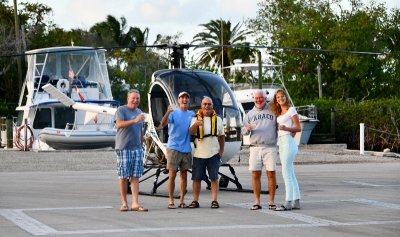 Allen and friends at Tavernier Airpark, Tavernier, Florida Keys, Florida 
