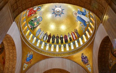 The Trinity Dome Mosaic, Basilica of the National Shrine of the Immaculate Conception, Capital Hill, Washington DC 105 