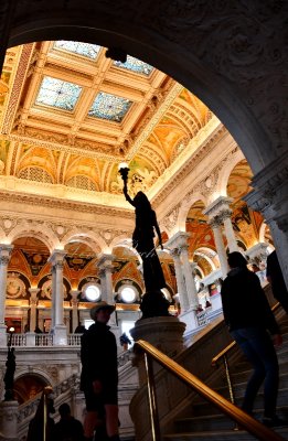 Library of Congress Main  Hallway, Capitol Hill,  Washington DC 183. 