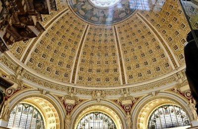 Reading Room Dome, Thomas Jefferson Building, Library of Congress, U S Capitol, Washington District of Columbia 269 