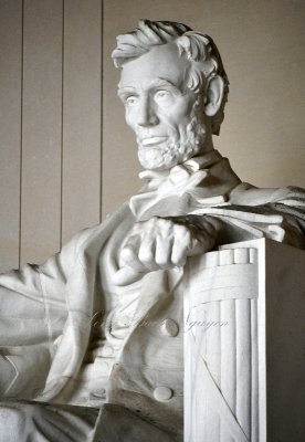 Abraham Lincoln, Lincoln Memorial, Washington DC USA 725