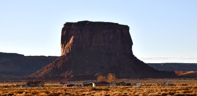 House on Mitchell Mesa in Monument Valley, Navajo Tribal Park, Arizona 295 