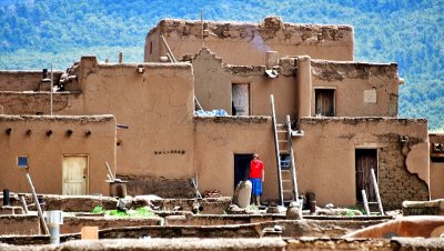 Home Sweet Home, South House at Taos Pueblo, New Mexico 405