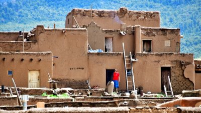 Home Sweet Home, South House at Taos Pueblo, New Mexico 405 