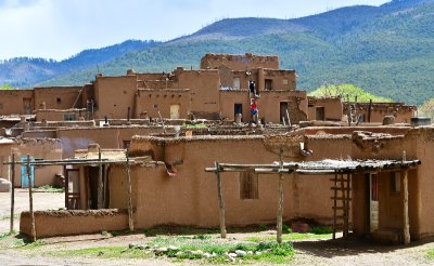 Daily Life at Taos Pueblo, South Building, New Mexico 408 