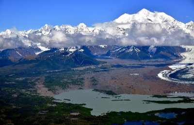 Mount Fairweather, Sea Otter Glacier, Fairweather Range, Glacier Bay National Monument, Alaska 716 