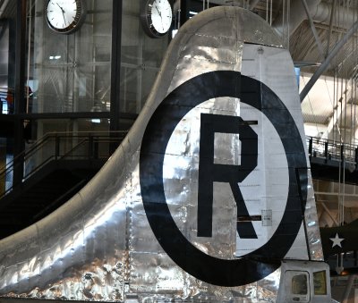 Circle R of 6th Bomb Group, Enola Gay B-29 Superfortress, Air and Space Museum 047 