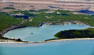Malaspina Glacier Lagoon, Sitkagi Bluffs, Wrangell Saint Elias Wilderness and National Park, Alaska 874