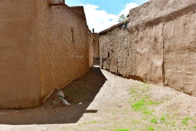 Adobe building window and shadowTaos Pueblo, Taos Mountain, New Mexico 355
