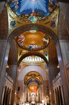 The Incarnation Dome Mosaic, The Redemption Dome Mosaic, The Trinity Dome Mosaic, Descent of the Holy Spirit Dome 