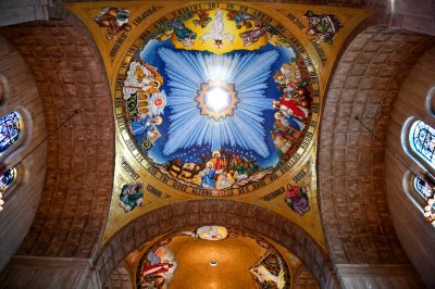 The Incarnation Dome Mosaic, The Redemption Dome Mosaic, The Basilica 076