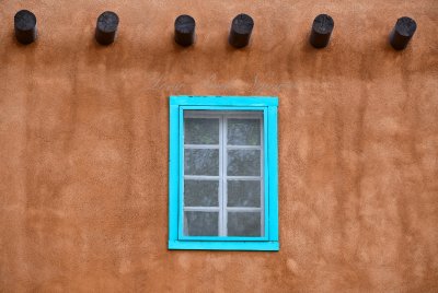 Adobe Buildings in Taos, New Mexico 252  