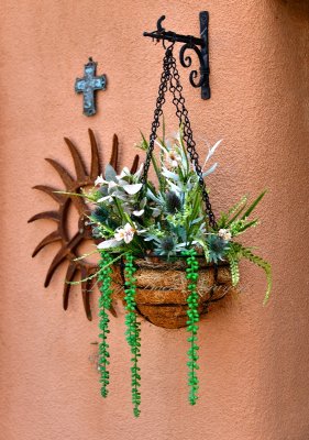 Flower Pot and Cross, Taos, New Mexico 294 