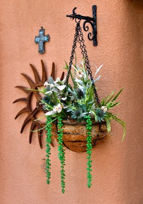 Flower Pot and Cross, Taos, New Mexico 294