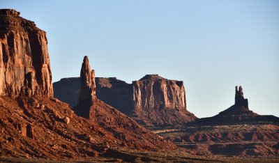Morning light at Monument Valley, Navajo Tribal Park, Navajo Nation, Arizona 351