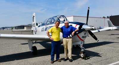 Charlie and Me with T-34A Mentor, Modern Aviation Seattle, Boeing Field, Washington 149 
