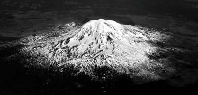 Mt Adams from 39000 feet, Washington 321 