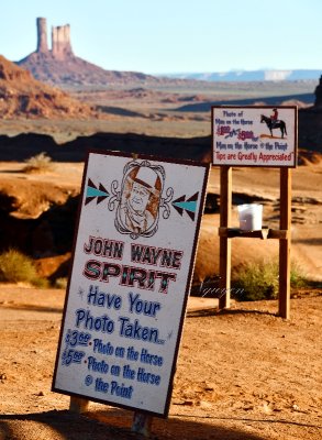 John Wayne Spirit, John Fords viewpoint, Monument Valley, Navajo Tribal Park, Navajo Nation, Arizona 407 