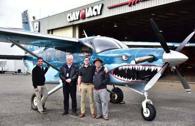 Sharknado Quest Kodiak back at Boeing Field Seattle 390 