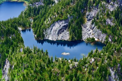 Horseshoe Lake, Preacher Mountain, Cascade Mountains, Washington 265 