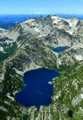 Mount Dainiel, Spade Lake, Venus Lake, Glacier Peak, Cascade Mountains, Washington 948 