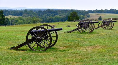 Manassas National Battlefield Park, Henry Hill Visitor Center, Cannon on Field,  Manassas Virginia 110 